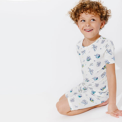koala-bamboo-kids-pajama-short-set-bellabu-bear - Sophia's Style -3